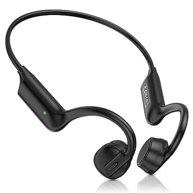 CHENSIVE Bone Conduction Headphones Bluetooth 5.4 Open Ear Headphones with Mic, Wireless Earphones, Sports Earphones 12H Playtime, IPX6 Waterproof Headset for Running,Cycling, Hiking, Driving