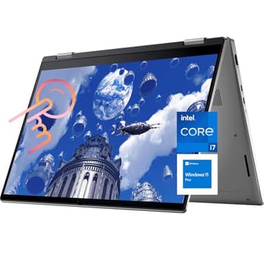 Dell Latitude 7420 2-in-1 Touchscreen Business Laptop, 14" FHD (1920x1080), 11th Gen Core i7-1185G7, 16GB RAM, 512GB SSD, Thunderbolt 4, HDMI Windows 11 Pro (Renewed)