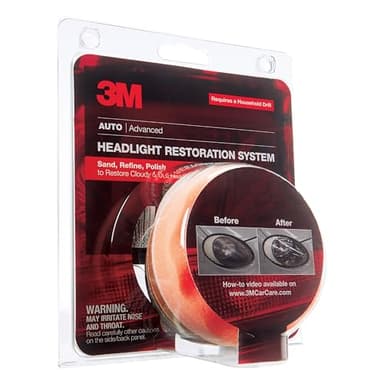 3M Headlight Lens Restoration System, 39008, 1 Kit