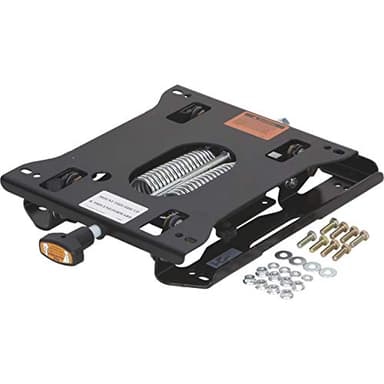 TRAC SEATS® Made in USA Seat Suspension Kit for Zero Turn Lawn Mower Tractor, Skid Steer, Forklift - Fits John Deere, Hustler, Exmark, Kubota, & More - Universal, Adjustable Seat Base, Heavy-Duty