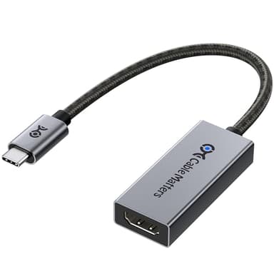 Cable Matters 48Gbps Unidirectional USB C to HDMI 2.1 Adapter, Supports 8K 60Hz / 4K 240Hz HDR, Thunderbolt 4 to HDMI2.1, HDMI 2.1 to USB C Adapter, Thunderbolt 5 Compatible - up to 4K@60Hz for macOS