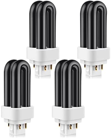 PACETAP 4 Pack 41050 7W Replacement Bulbs for Dynatrap DT1050 DT1100 DT1250, 1/2 Acre Replacement Bulb U Shape Replacement Bulbs Light for DynaTrap