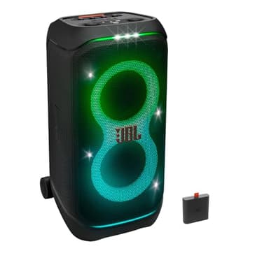 JBL PartyBox Stage 320 Bluetooth Speaker with Battery 400 Bundle - Black