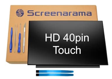 SCREENARAMA New Screen Replacement for Lenovo IdeaPad 3 15ITL05 Model 81X8, OnCell Touch, 40pin Narrow, HD 1366x768, LCD LED Display with Tools