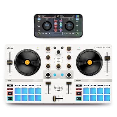 Hercules DJControl Mix Ultra – Mobile DJ Controller for Smartphones (iOS/Android)