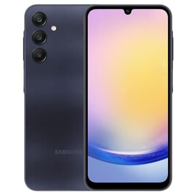 Samsung Galaxy A25 5G Dual SIM, 128GB, Blue Black - Unlocked (GSM Only) (International Version) (Renewed)