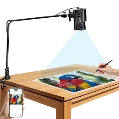 MEDAMOC Art Projector, Tracing Projector for Drawing on Wall on Canvas for Artist Adults