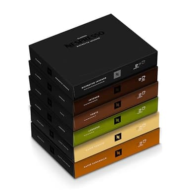 Nespresso Professional Coffee Capsules, Favorites Assortment Coffee Bundle, 300-Count Capsules