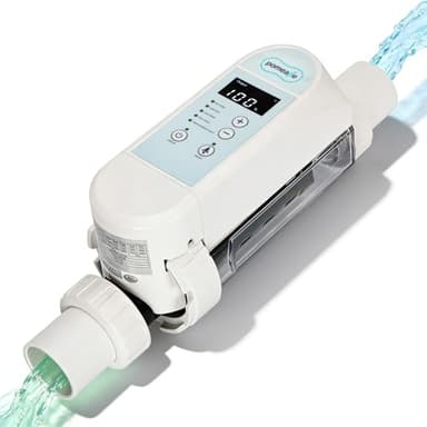 40,000 Gallons Salt Water Pool Chlorinator System with WiFi App Control, Upgraded Titanium Plates, High-Performance Salt Chlorine Generator