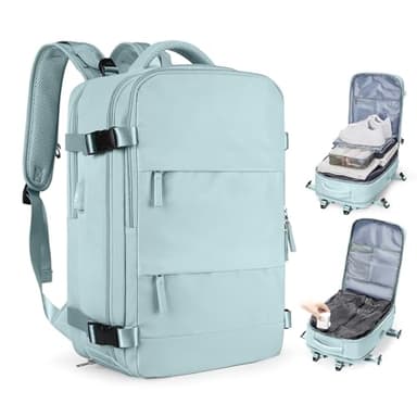 coofay Vacuum Backpack Travel with Pump Vacpack Travel Backpack with Vacuum System Mochila de Viaje Compresion al Vacio Easyvacpack Airbag Backpacks for Traveling Carry on Luggage
