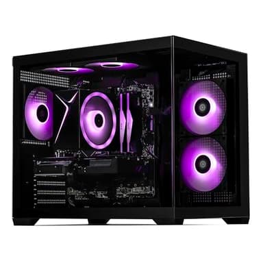 STORMCRAFT Sirius PC Gamer Intel i5 14400F,RTX 5060 Ti 16GB,32GB DDR5 RAM 6000 RGB Memory,1TB NVMe SSD,B760 Chipset,650W Gold PSU,USB C,Wi-Fi 6E,BT 5.3,Win 11 Home,AI & VR Gaming PC Desktop Computer