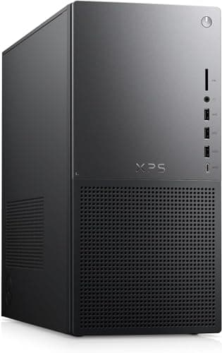 Dell XPS 8960 Desktop 4TB SSD 96GB DDR5 RAM Win 11 Pro (Intel 14th Generation Core i9-14900K Processor with Turbo Boost to 6.00GHz, 96 GB RAM, 4 TB SSD) Business PC Computer XPS8960, Graphite Black