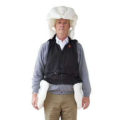Unisex Elderly Anti Fall Airbag Vest Wearable Airbag Smart Vest for Seniors 0.08s Pop Up Protection for Elderly(XL)