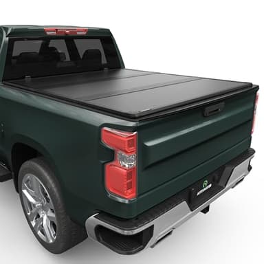 AUTOSAVER88 FRP Truck Bed Tonneau Cover Hard Tri-fold Fits for Chevy Silverado/GMC Sierra 1500 New Body Style 2007-2026 5.8ft Bed