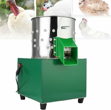 OJHVTCXD Chicken Plucker Machine, Feather Remover Poultry Machine, Heavy Duty Automatic Feather Plucking Machine, Poultry Plucker Machine,Stainless Steel Poultry Plucker for Bird, Duck, Turkey