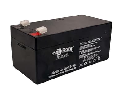 Raion Power 12V 3.4Ah Compatible Replacement Battery for BB BP3.6-12