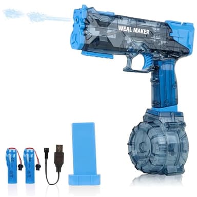 Water Guns for Adults, Strongest Shooter Water Pistol Automatic Electric Water Gun High Pressure Powerful Water Squirt Gun, 26FT Long Range Water Gun Pistol Watergun Toy for Summer