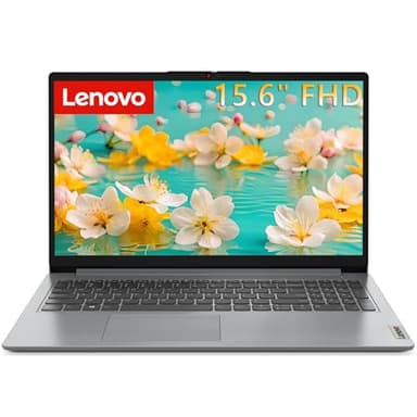 Lenovo IdeaPad 1 Laptop Computer for Business and Student, 15.6" FHD Display, Lifetime Office 365 for Web, Intel Dual Core N4200 Processor, 8GB DDR4 RAM, 256GB PCIe SSD, WiFi 6, BT 5.2, Type-C, Grey