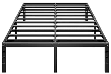 HLIPHA Metal Platform Bed Frame 12 Inch Tall,No Box Spring Needed,King Size Bed with Heavy Duty Strong Support Slats,Easy to Assemble,Black