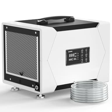 CADPXS Crawl Space Dehumidifier with Pump and Drain Hose, 80 Pint Crawlspace Dehumidifier for Commercial, Basement, Water Damage Use, Memory Start, cETL, Up to 1000 Sq Ft, 5 Years Limited Warranty