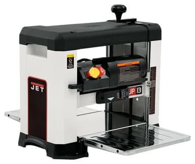 JET 13-Inch Benchtop Thickness Planer for Woodworking, Helical Style Cutterhead with 2-Speed (18 FPM / 26 FPM) Feed Rate, 2 HP, 120V 1Ph (JWP-13BT)
