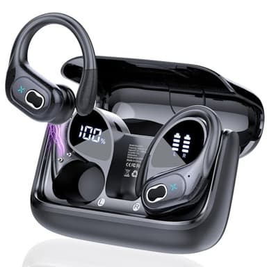 AI Translation Earbuds Real Time, 164 Language Translator Earbud 3-in-1 Bluetooth 5.4 Translator Earbuds with 6 Translation Modes, 75H Translators Headphones with APP for Travel Business, Black
