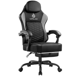 WAILOR Gaming Chair with Pocket Spring Cushion, Video Game Computer Chair with Footrest for Adults, High Back Gamer Leather Chair with Headrest and Lumbar Support for Office Gaming 300LBS