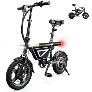 AYOLNY Electric Bike for Adults/Teens, 14" Foldable Commuter Ebike & 26" Electric Mountain Bike, 750W/1000W/1500W Peak Motor Electric Bicycle for Commuting, 15/30/40 Miles Range 36V Battery