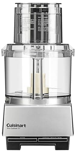 Cuisinart Food Processor, Pro Custom 11 Cup, Brushed Chrome, DLC-8SBCYP1