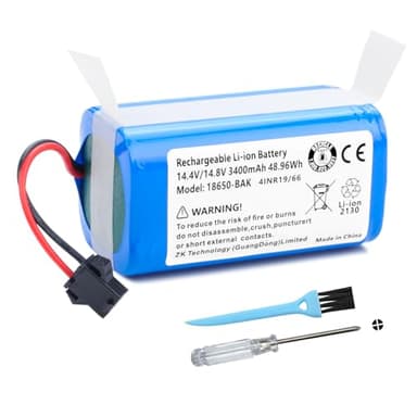 3400mAh Vacuum Battery Replacement for Eufy RoboVac G30 Edge, G30 Hybrid, G30 Verge, R450, R500, T2150, T2150311, T2150321, T2253311, X9 Pro Robot Vacuum Cleaner P/N: PA04 C0914E1 with Tools