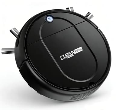 Robot Vacuum and Mop Combo for Pet Hair, 4500Pa Strong Suction, Tangle-Free Brush, 120-Min Runtime, Ultra-Thin 2.8” for Under Furniture, Quiet, Smart Mapping – Ideal for Hard Floors & Large Homes