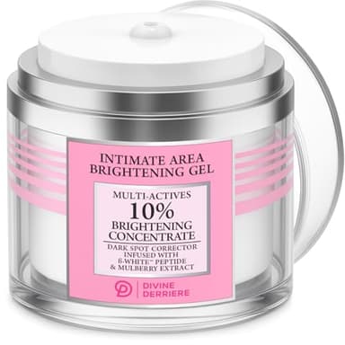 Divine Derriere Intimate Dark Spot Remover for Body, Face, Bikini and Sensitive Areas - Dark Spot Corrector Cream for Intimate Areas Contains Mulberry Extract, Alpha Arbutin, Peptide