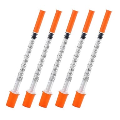 30PACK 1ML Syringe with 30G 5/16" 8mm Needle, Individually Wrapped Lab Supplies (1CC 30G 5/16"-30PACK)