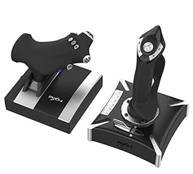 PXN 2119PRO Flight Stick, Flight Simulator Controller with Vibration, Programmable Buttons, Throttle, for PC Windows 7/8/10