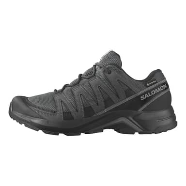 Salomon Men's X-Adventure Recon Gore-Tex Hiking Shoe, Waterproof Traction and Support for Fast Hikes & Mixed Terrain - Asphalt/Castlerock/Black - 11 Medium