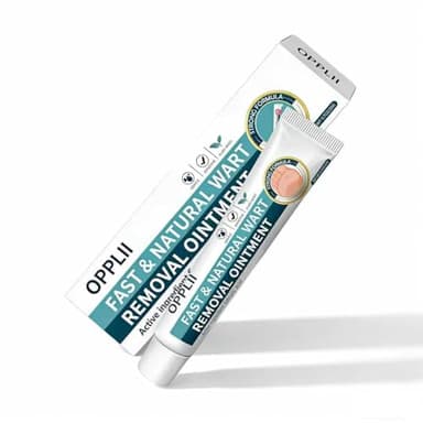 opplii Wart Removal Ointment with 17% Salicylic Acid – Extra Strength Wart Remover Cream for Plantar, Common & Flat Warts on Hands & Feet