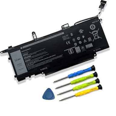 Mobik NF2MW Laptop Battery Replacement for Latitude 7400 2-in-1 Latitude 9410 2-in-1 Series Notebook P110G P110G001 7146W 085XM8 08W3YY 0C76H7 C76H7 CHWV6 0G8F6M GJD1V 2K0CK 7.6V 52Wh 6500mAh 4-Cell