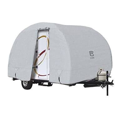 Classic Accessories Over Drive PermaPRO R-Pod Cover, Fits up to 16' 2" Long, RV Cover, Camper Cover, Travel Trailer Cover