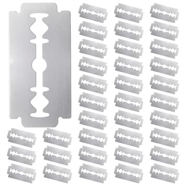 100 PCS Bread Lame Blades Refill - Surgical Grade Stainless Steel Bread Scoring Blades for Sourdough Baking, Ultra Sharp Replacement Razor Blade, French Dough Bread Lame Razor Knife for Sourdough Bake