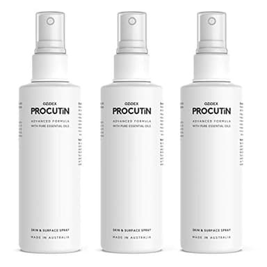 Procutin Spray | Advanced Solution for Hair and Skin Health | Herbal Based Formula of Ozidex | Pack of 3 for Demodex Treatment