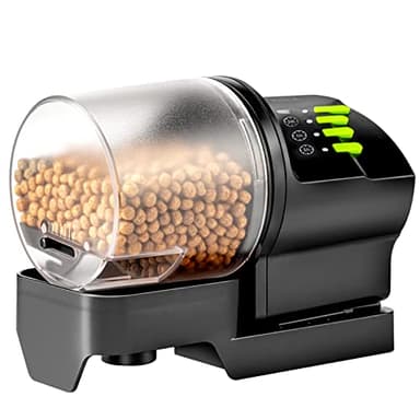 DXOPHIEX Automatic Fish Feeder Food Dispenser Vacation Fish Feeder Powered by Battery and USB for Aquarium and Turtle Tank
