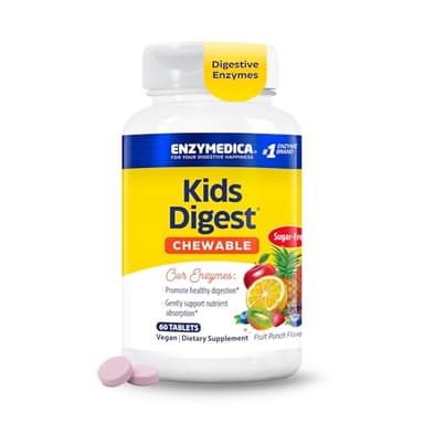 ENZYMEDICA Kids Digest Chewables Capsules, 60 Count