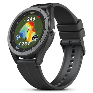 Voice Caddie T11 LT GPS Golf Watch LCD Display with Green Undulation No Monthly Subscription Slope Mode 40K+ Preinstalled Courses, Course View, Practice Tempo Mode, Putt View 1.2" Color Touchscreen