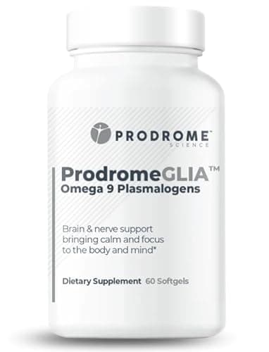 PlasmalogenN9™ - White Matter Plasmalogen Omega-9 Supplement for Brain and Cellular Health | Myelin and Nervous System Membrane Support | ProdromeGlia™ | 60 Softgels