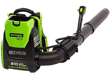 Greenworks 80V (180 MPH / 610 CFM / 75+ Compatible Tools) Cordless Brushless Backpack Blower, Tool Only