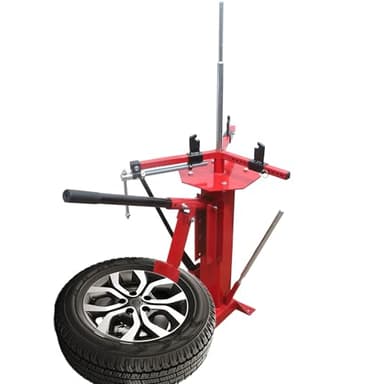 GETTKAOR Portable Steel Multifunctional Manual Tire Changer Machine, Hand Tire Bead Breaker for Motorcycles, Go-Karts, Trailers, Bikes, ATVs, Trucks with Rim Sizes from 4" to 16.5"
