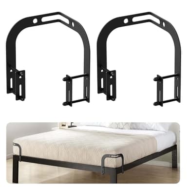 Mattress Slide Stopper, YUOROS Corner Mattresses Retainer Bar Keep Mattress from Sliding Stopper to Prevent Sliding Holder in Place Gripper for Metal Bed Frame