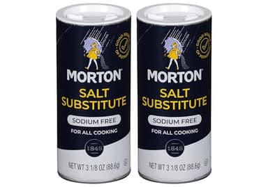 Morton Salt Substitute, Sodium Free, 3.125oz, 2 Pack