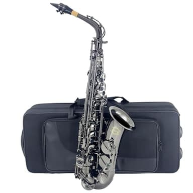 Aiollns JAS-802 Alto Saxophone E Flat Black Color Beginner/Performer