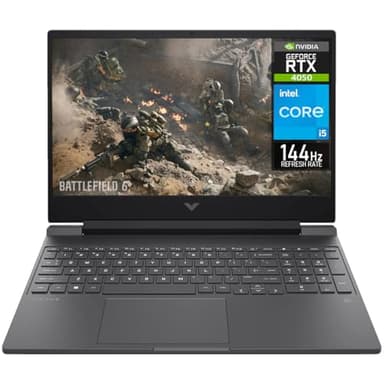 HP NVIDIA GeForce RTX 4050 Laptop Gamer Victus 13420H 16GB RAM 512GB SSD 15.6" Windows 11 Home English Keyboard